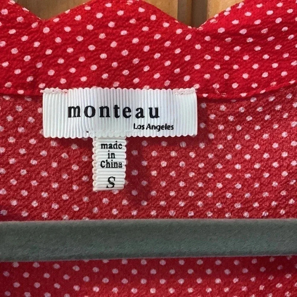 Monteau red polka dot S - Picture 6 of 8